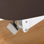 Leżanka SPA Sillon Relax brązowa ciemna z jasnobrązową podstawą 16