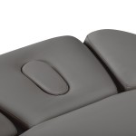 Leżanka SPA Sillon Relax szara z jasnobrązową podstawą 11