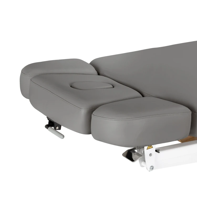 Leżanka SPA Sillon Relax szara z jasnobrązową podstawą 13