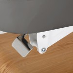 Leżanka SPA Sillon Relax szara z jasnobrązową podstawą 16
