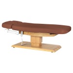 Leżanka SPA Sillon Relax brązowa z jasnobrązową podstawą 4