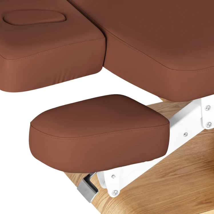Leżanka SPA Sillon Relax brązowa z jasnobrązową podstawą 8