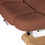 Leżanka SPA Sillon Relax brązowa z jasnobrązową podstawą 9