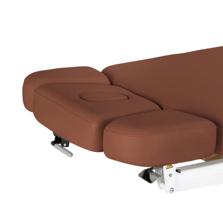 Leżanka SPA Sillon Relax brązowa z jasnobrązową podstawą 13