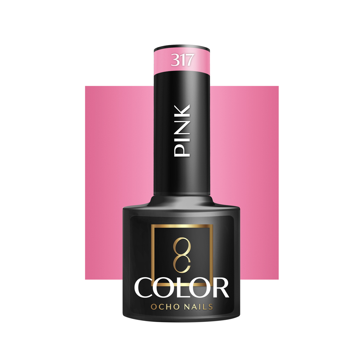 OCHO NAILS Lakier hybrydowy pink 317 -5 g 1