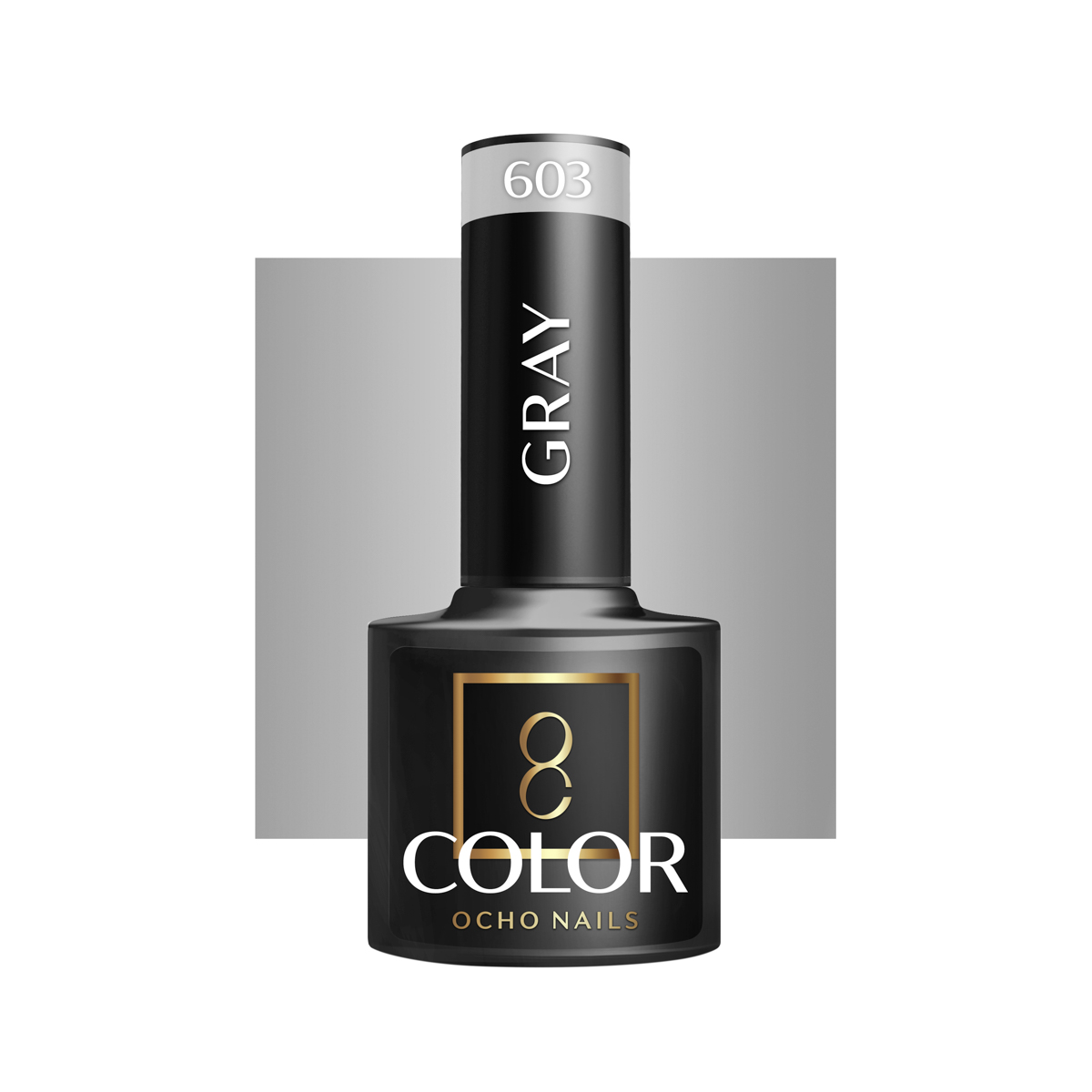 OCHO NAILS Lakier hybrydowy gray 603 -5 g 1
