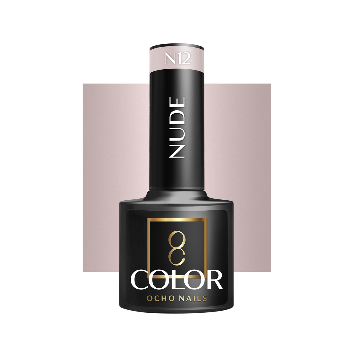 OCHO NAILS Lakier hybrydowy nude N12 -5 g 1
