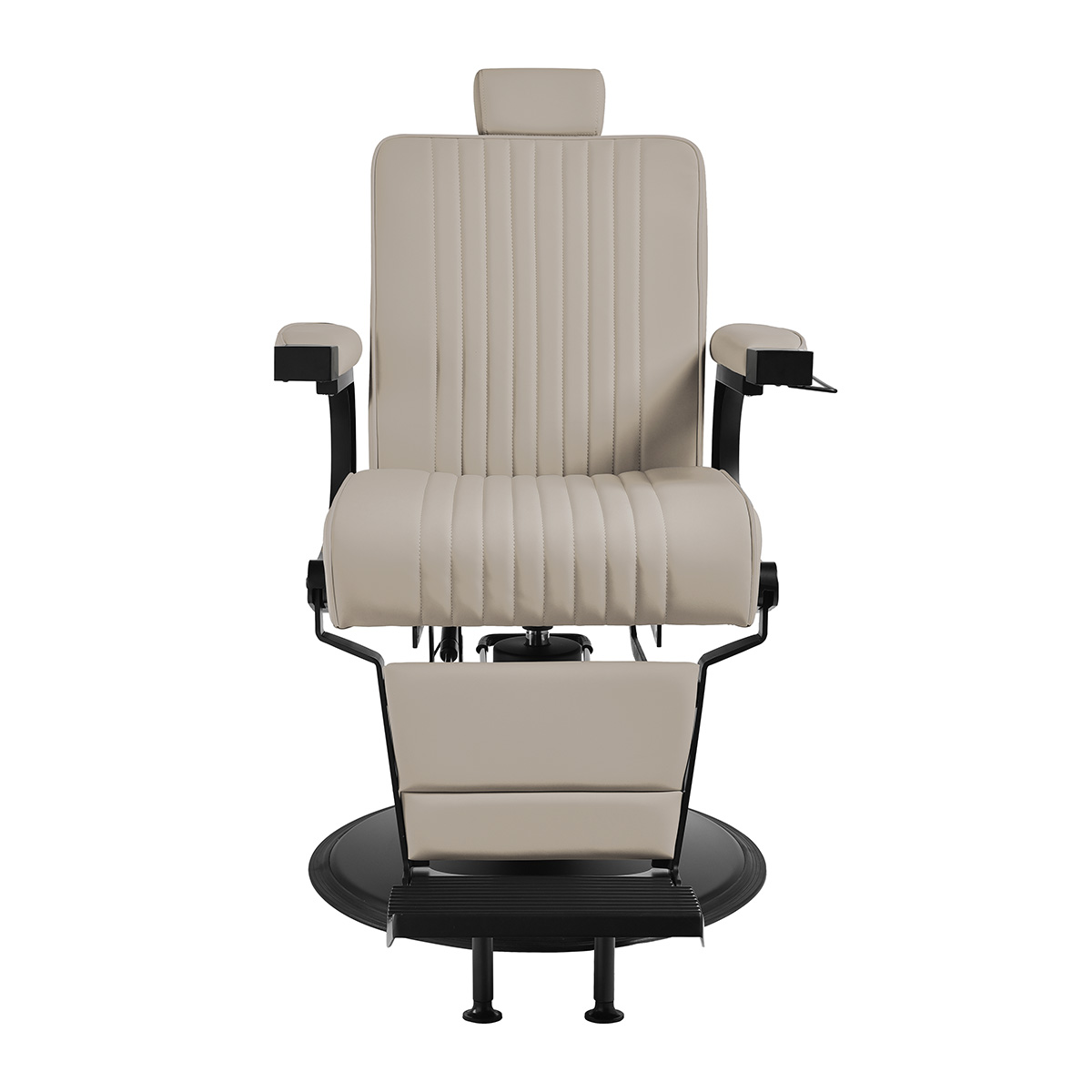 Fotel barberski Gabbiano Levi szary 2