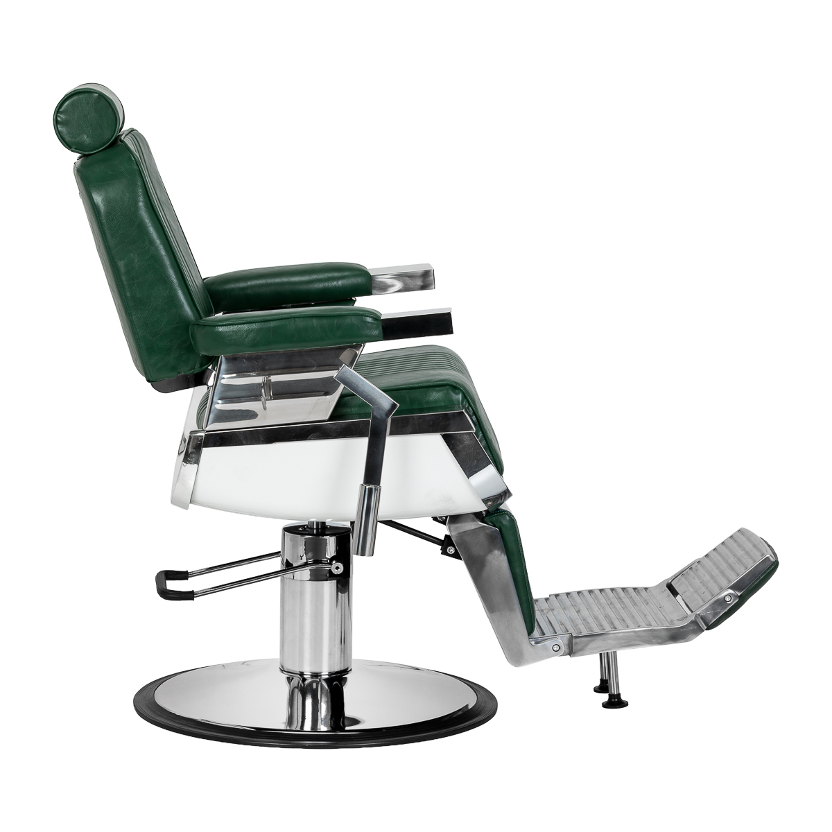 Fotel barberski Gabianno Royal X zielony 4