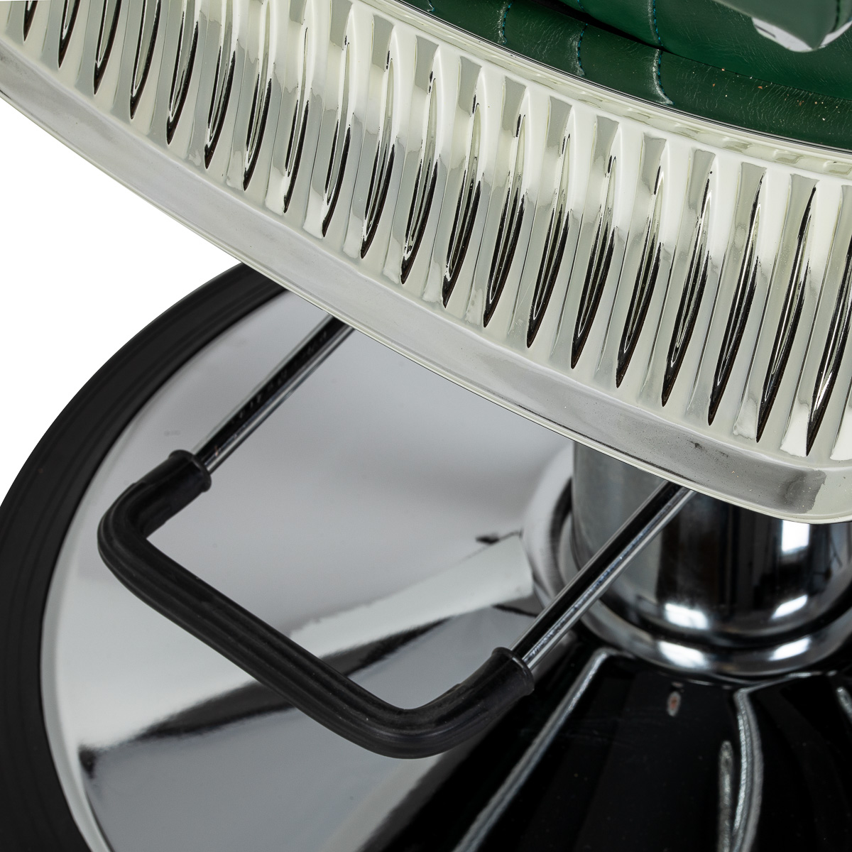 Fotel barberski Gabianno Royal X zielony 9