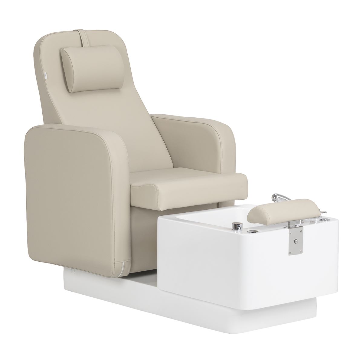 Fotel kosmetyczny SPA do pedicure Sillon Elysia kremowy 1