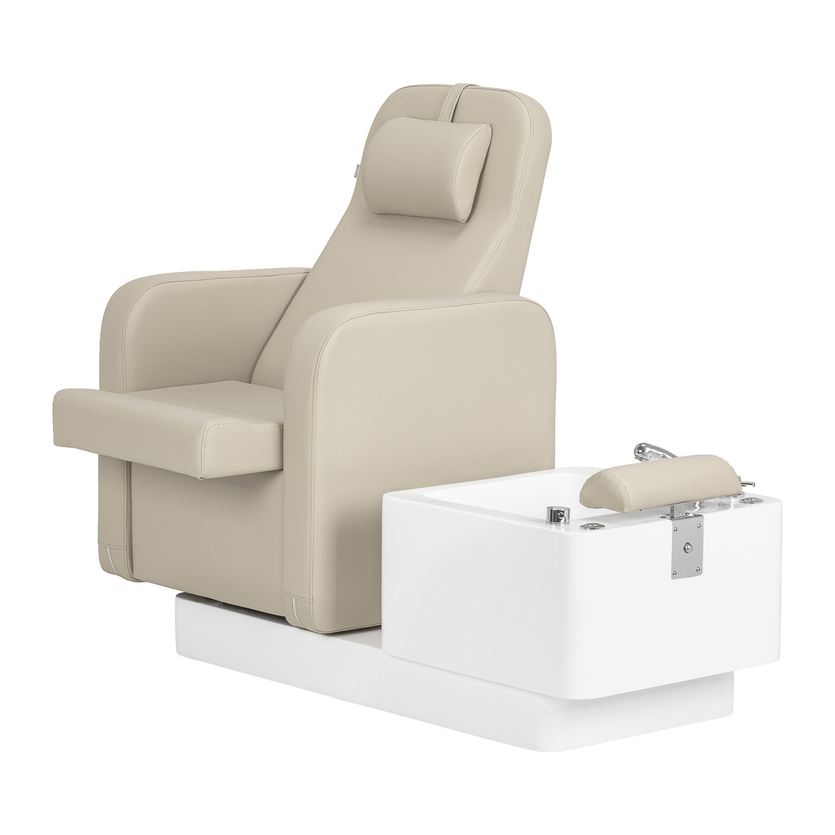 Fotel kosmetyczny SPA do pedicure Sillon Elysia kremowy 3