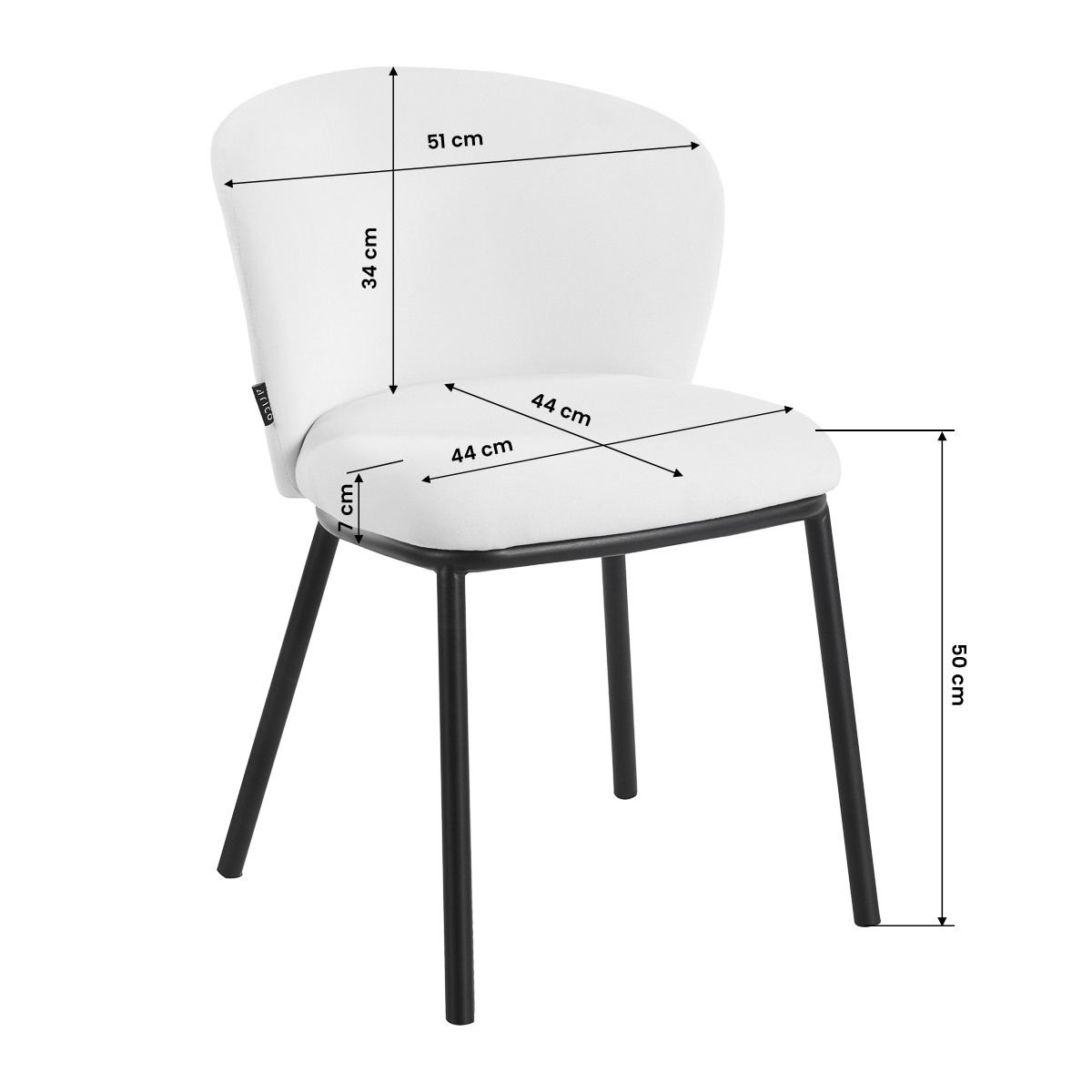 Krzesło 4Rico Linea białe 8