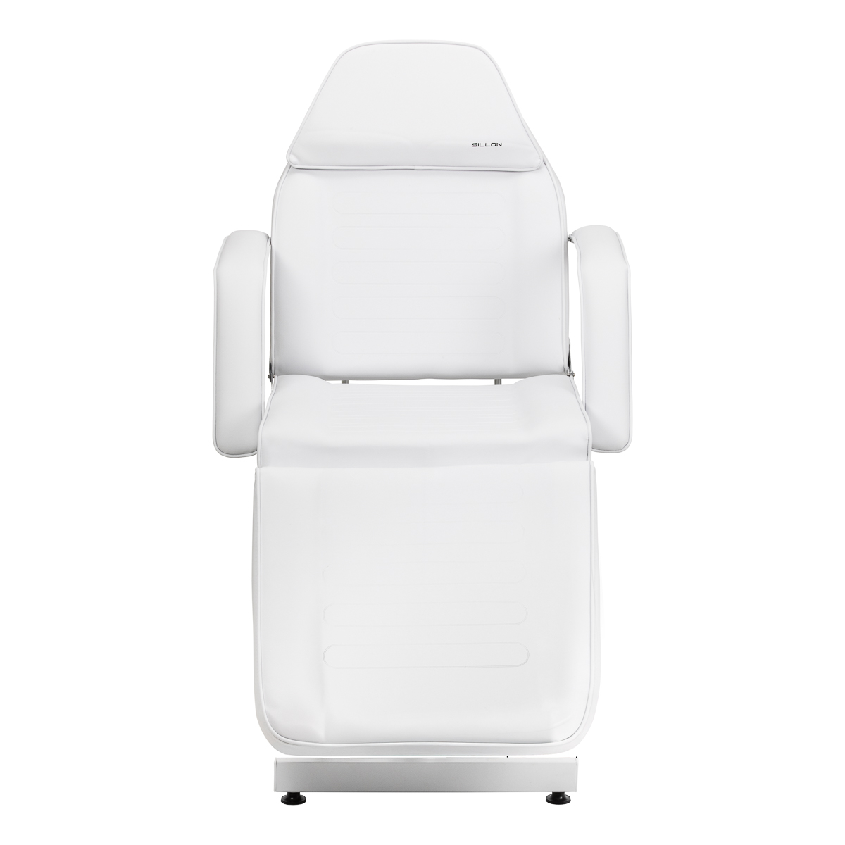 Fotel kosmetyczny hydrauliczny Sillon 210 z kołyską biały 9