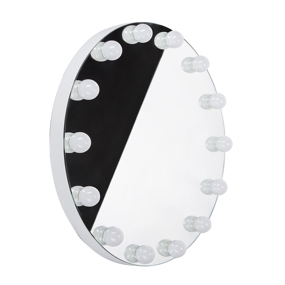 Lustro podświetlane LED HOLLYWOOD śr 50cm 1