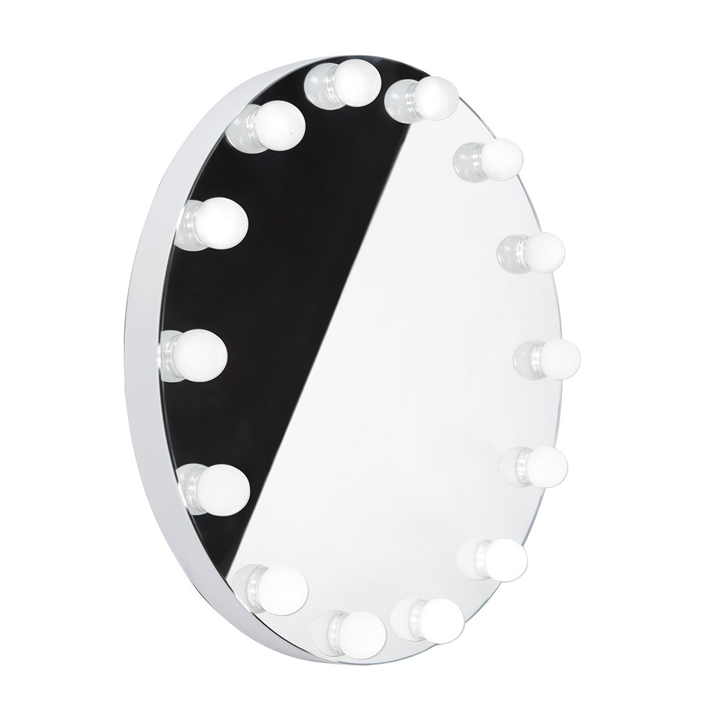 Lustro podświetlane LED HOLLYWOOD śr 50cm 2