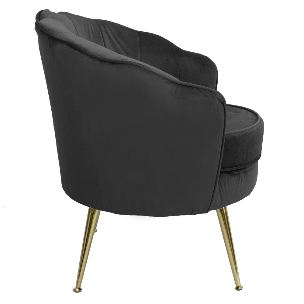 Fotel tapicerowany LUGANO BX-LE69 różowy velvet 2