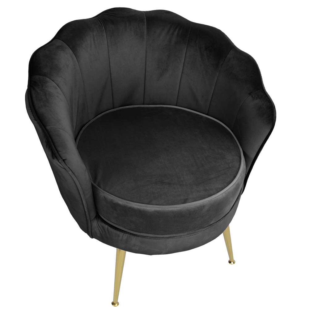 Fotel tapicerowany LUGANO BX-LE69 różowy velvet 3