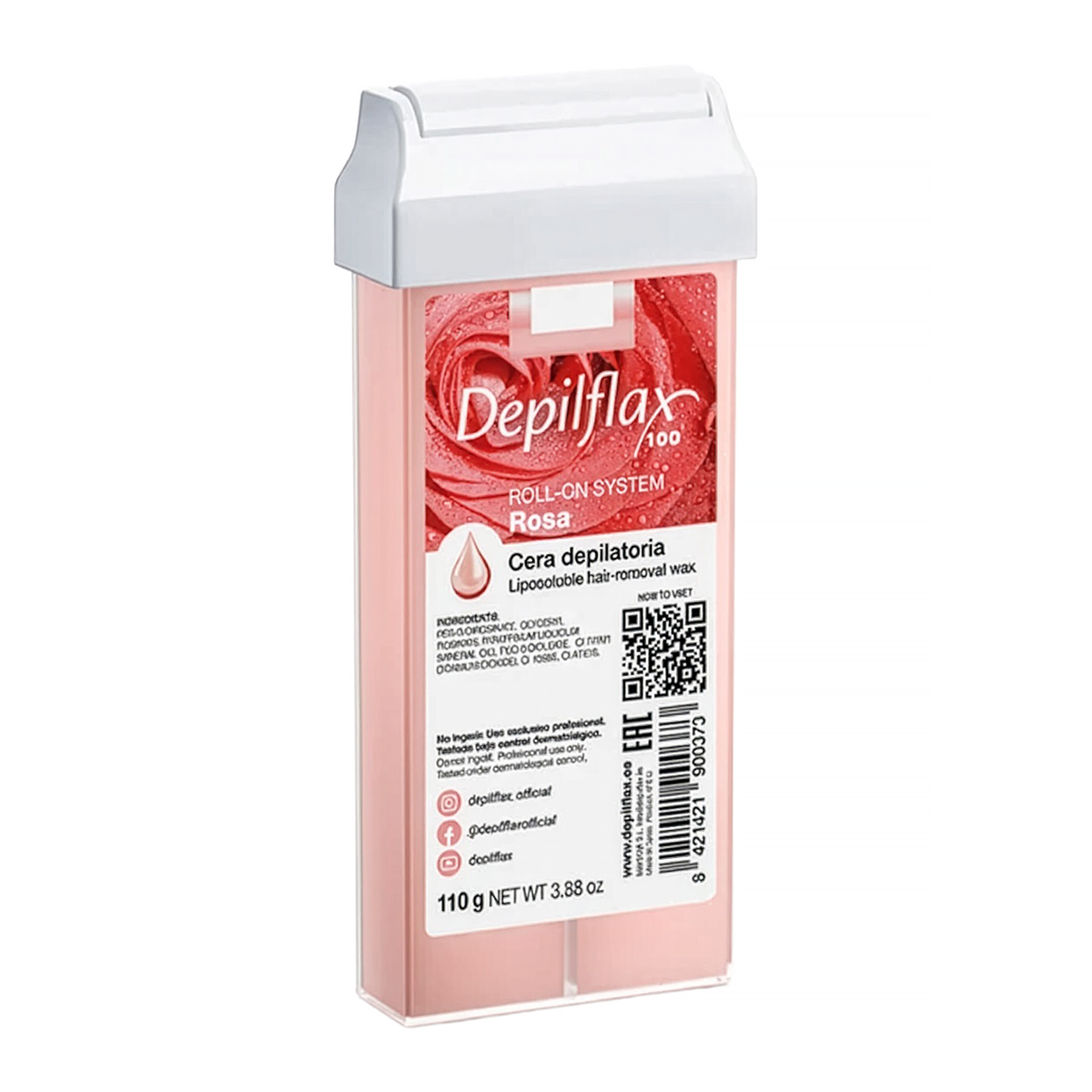 Wosk do depilacji Depilflax 100 Rosa rolka 110 g 1