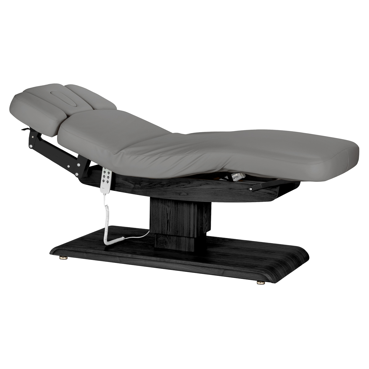 Leżanka SPA Sillon Relax szara z czarną podstawą 1