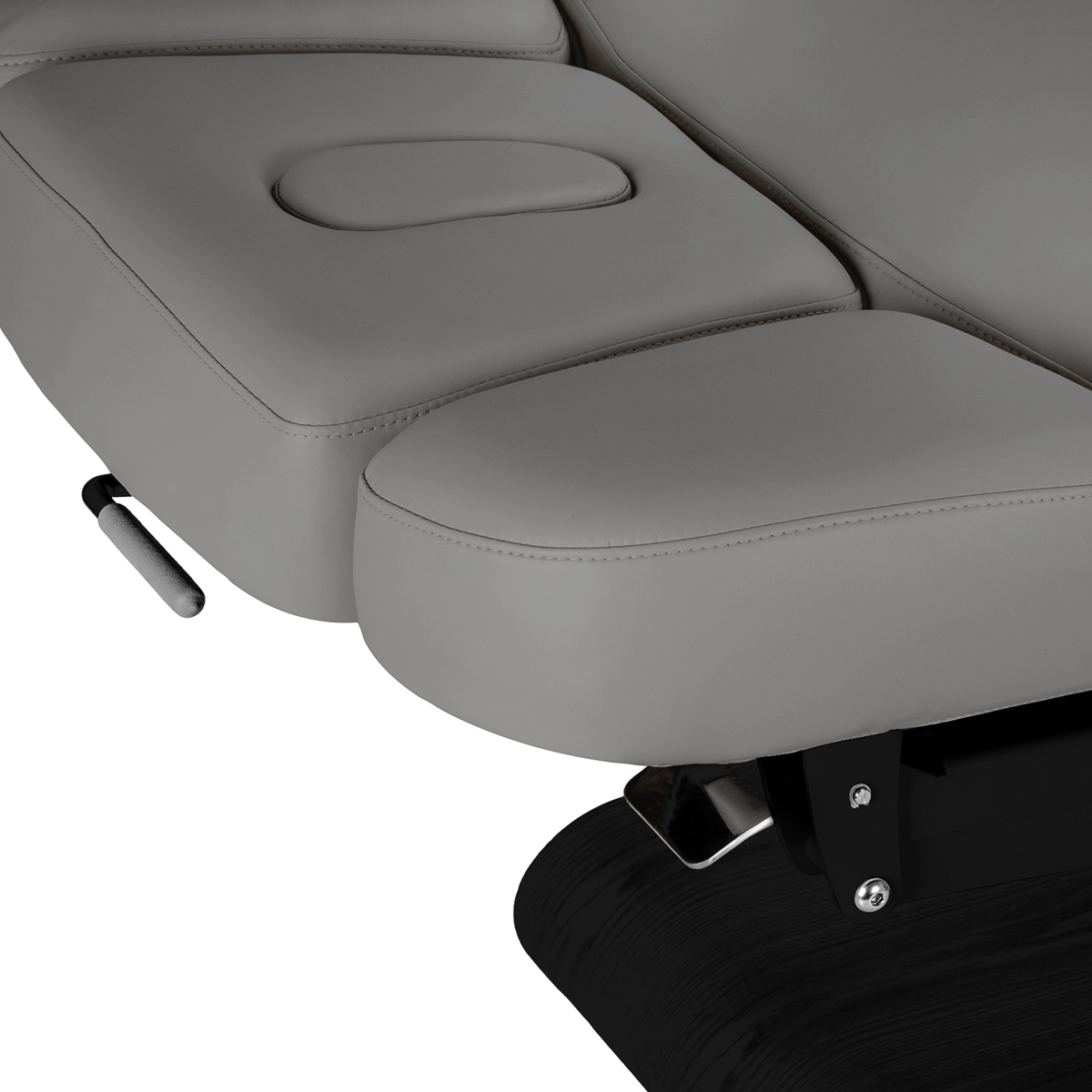 Leżanka SPA Sillon Relax szara z czarną podstawą 9