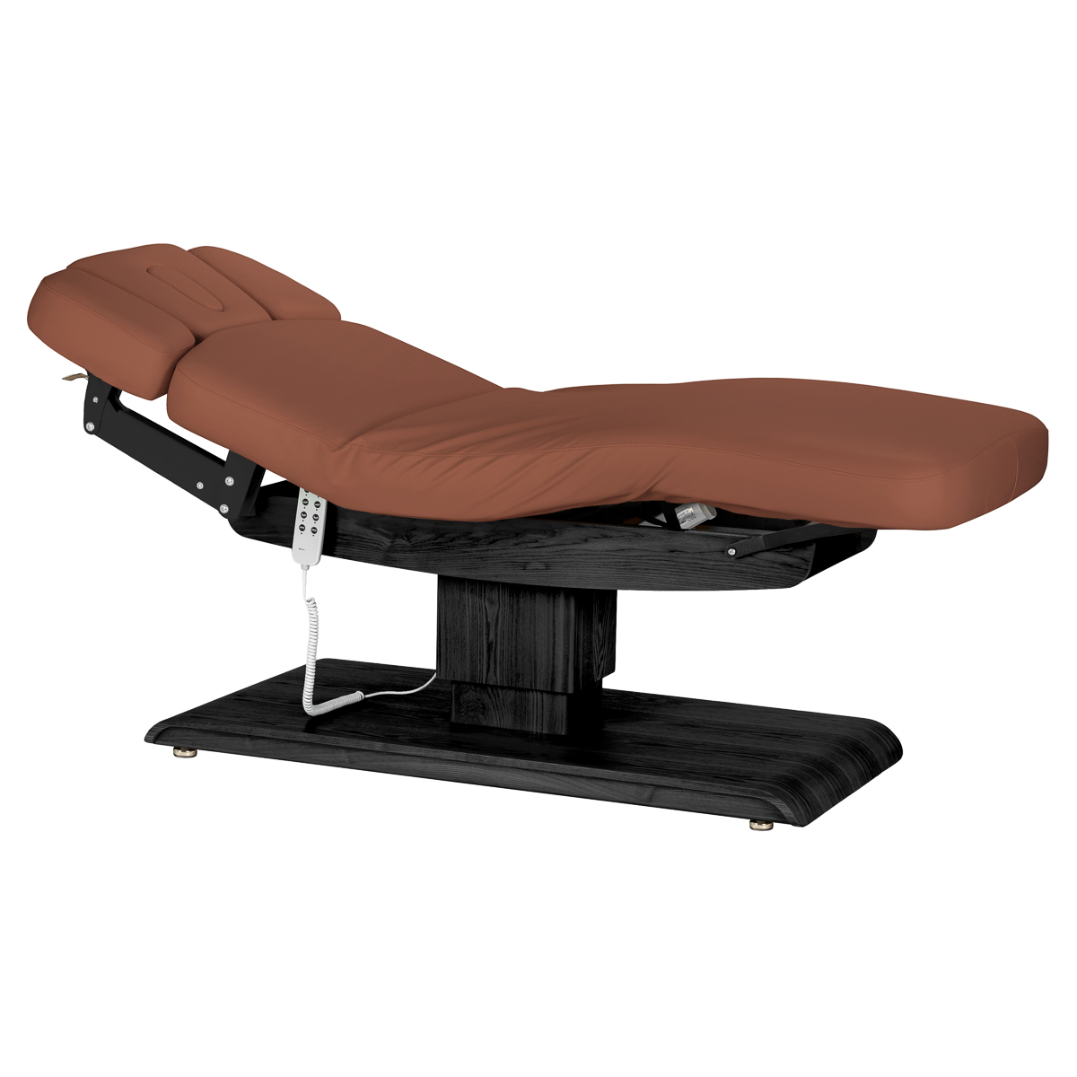 Leżanka SPA Sillon Relax brązowa z czarną podstawą 1