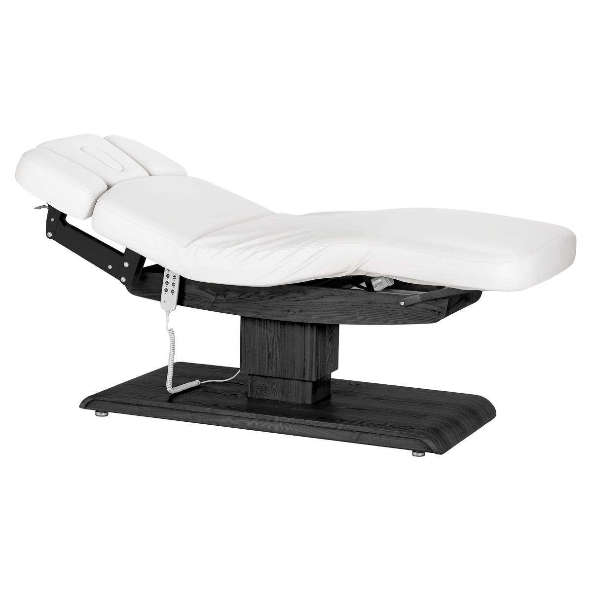 Leżanka SPA Sillon Relax biała z czarną podstawą 1