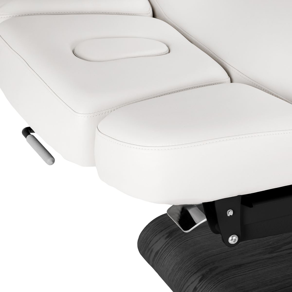 Leżanka SPA Sillon Relax biała z czarną podstawą 9