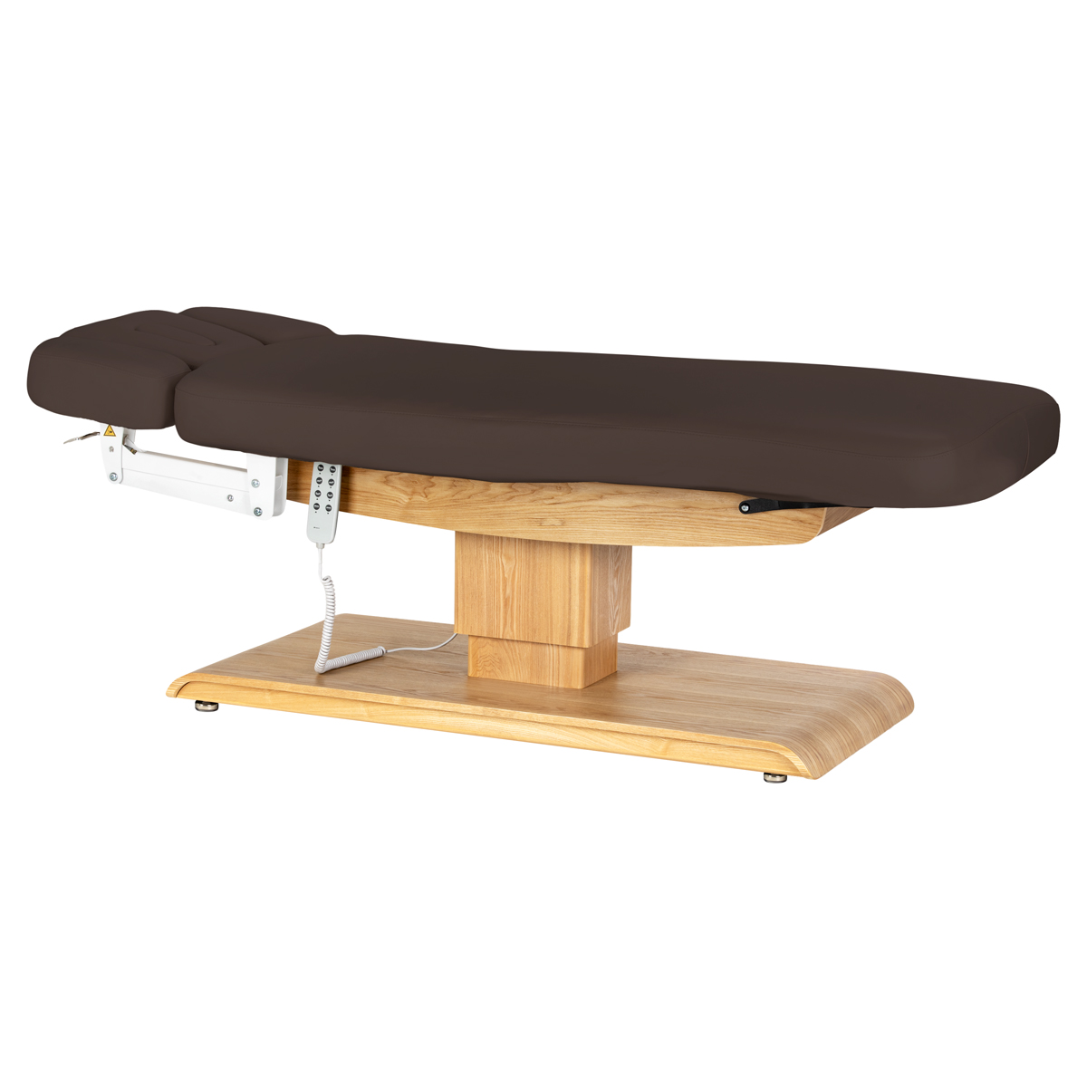 Leżanka SPA Sillon Relax brązowa ciemna z jasnobrązową podstawą 4
