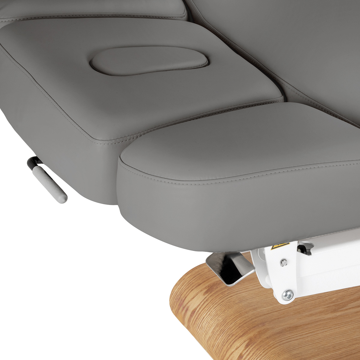 Leżanka SPA Sillon Relax szara z jasnobrązową podstawą 9