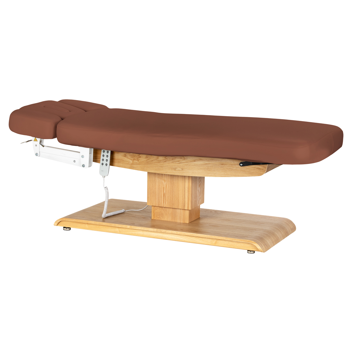 Leżanka SPA Sillon Relax brązowa z jasnobrązową podstawą 4