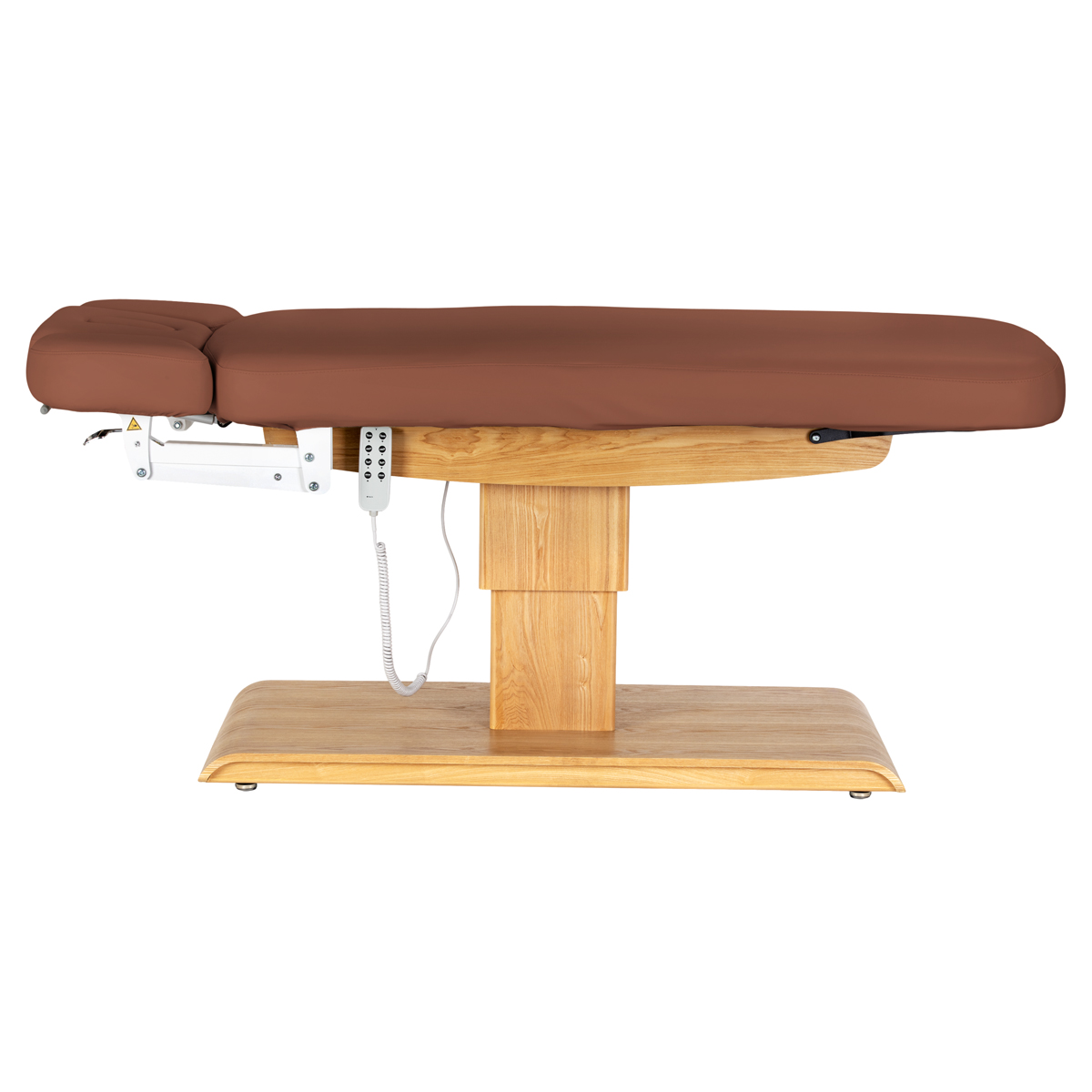 Leżanka SPA Sillon Relax brązowa z jasnobrązową podstawą 6